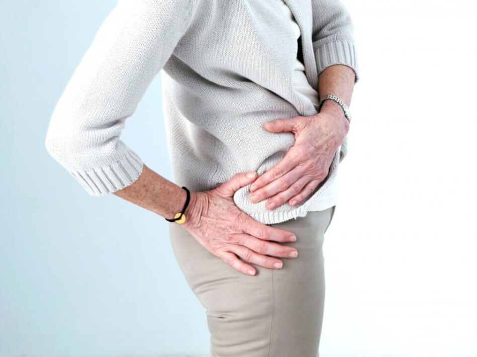 Pain in the hip joint can cause damage to the surrounding elements