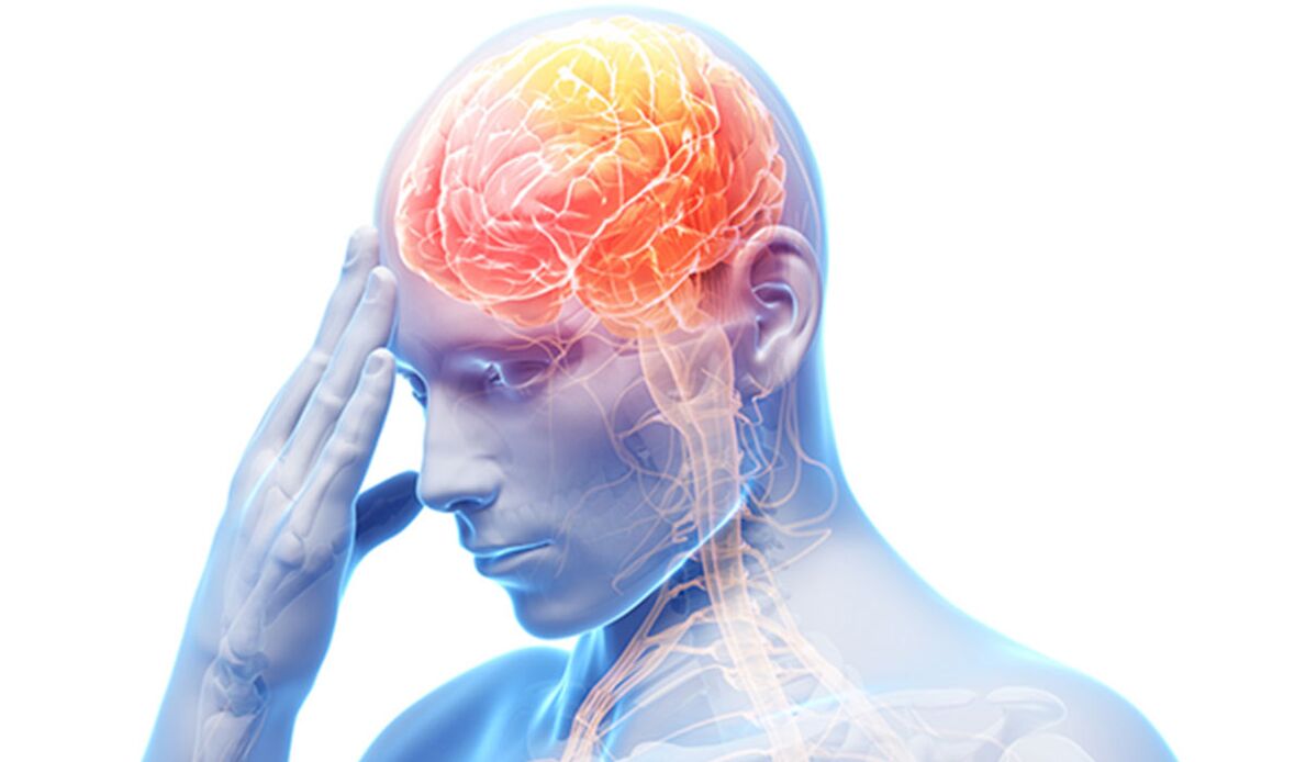 tumor in the head as a cause of back pain